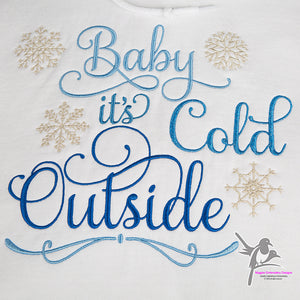 Baby It's Cold Outside Hooded Fleece Shirt