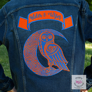 Tribal Owl & Moon Jacket